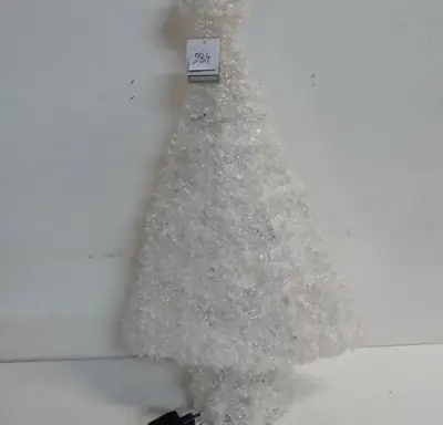 1 x Kerstboom 55 cm wit met verlichting – kavel bij Belga Veilingen, Oudsbergen