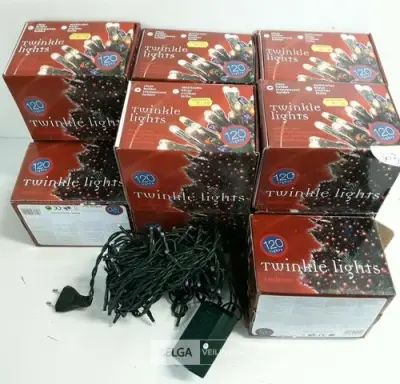 11 x Kerstlampen 120 L classic twinkel 8 programma's – kavel bij Belga Veilingen, Oudsbergen