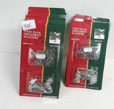 5 x Kerstbal haakjes 150 stuks – kavel bij Belga Veilingen, Oudsbergen