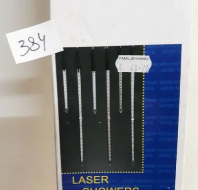 1 x Kerstverlichting shooting lazer 3x30 cm + 3 x 60 cm – kavel bij Belga Veilingen, Oudsbergen