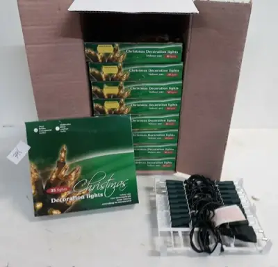 10 x Kerstlampen 35 L classic kaars – kavel bij Belga Veilingen, Oudsbergen