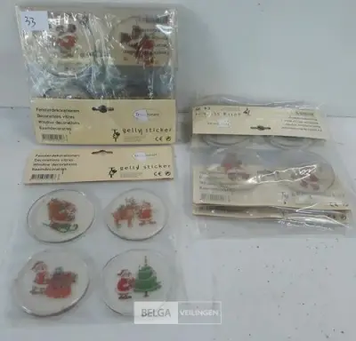 10 x Venster deur of frigo decoratie 4 stuks – kavel bij Belga Veilingen, Oudsbergen