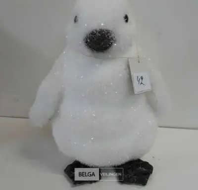 1 x Pinguin 32 cm – kavel bij Belga Veilingen, Oudsbergen