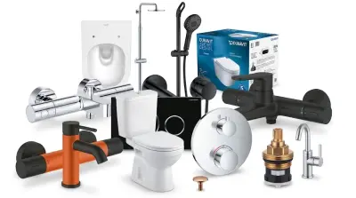 Set van 26 producten - Meubels, Doe-het-zelf - Grohe, Hansgrohe, Duravit – kavel bij Stocklear