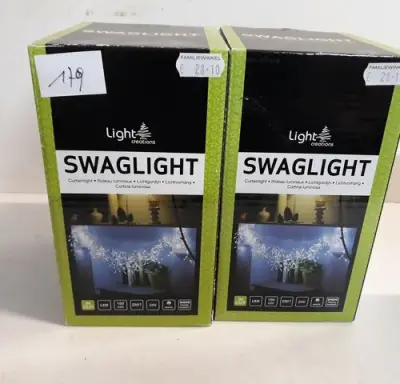2 x Vensterverlichting LED helder wit 1,6 M – kavel bij Belga Veilingen, Oudsbergen