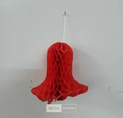 24 x Deco klok papier 15 cm – kavel bij Belga Veilingen, Oudsbergen