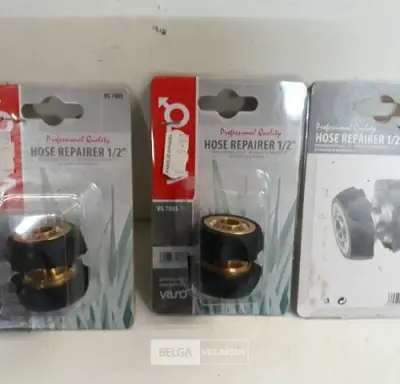 3 x Reparator koppeling tuinslang ½ 5/8 – kavel bij Belga Veilingen, Oudsbergen