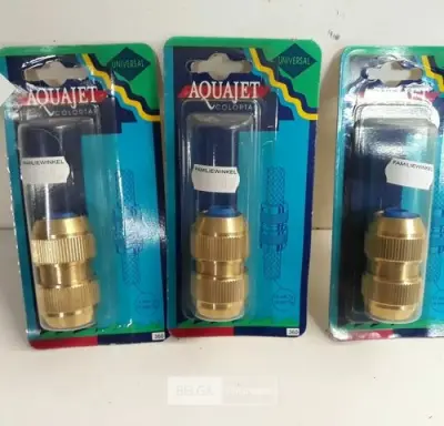 3 x Reparator koppeling koper tuinslang ½ 5/8 – kavel bij Belga Veilingen, Oudsbergen