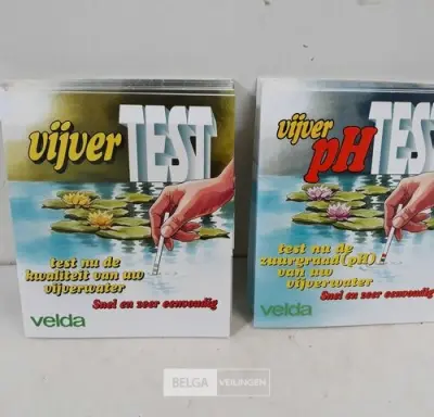 20 x Testkit voor vijver 2 assorti – kavel bij Belga Veilingen, Oudsbergen