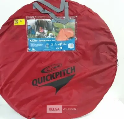1 x Kampeertent 2 personen Gelert Quick pitch tent – kavel bij Belga Veilingen, Oudsbergen