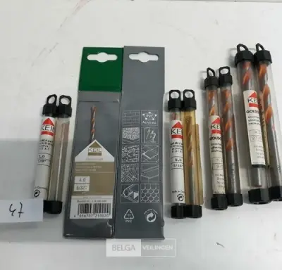 10 x Universeel goldboor 5 assorti – kavel bij Belga Veilingen, Oudsbergen