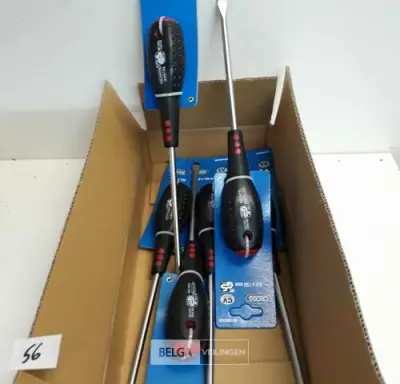 6 x Schroevendraaier plat 150 x 8 mm – kavel bij Belga Veilingen, Oudsbergen