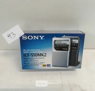 1 x Draagbare radio Sony – kavel bij Belga Veilingen, Oudsbergen