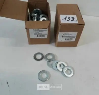2 x Rondellen verzinkt M 12 100 stuks – kavel bij Belga Veilingen, Oudsbergen
