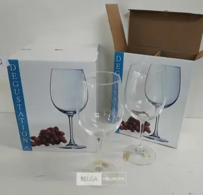3 x Wijnglas 59 cl 2 stuks – kavel bij Belga Veilingen, Oudsbergen