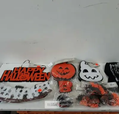 11 x Halloween decoratie 6 assorti – kavel bij Belga Veilingen, Oudsbergen