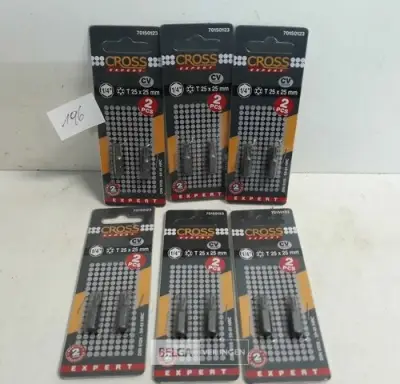 6 x Bitsen Torx T25 2 stuks – kavel bij Belga Veilingen, Oudsbergen