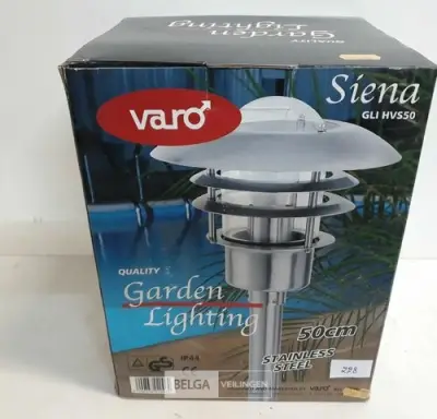 1 x Buitenlamp inox op voet 50 cm – kavel bij Belga Veilingen, Oudsbergen