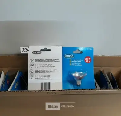 20 x Vervanglamp halogeen 12V MR16 20 W – kavel bij Belga Veilingen, Oudsbergen