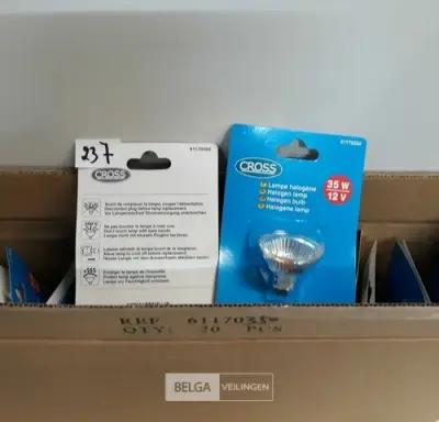 20 x Vervanglamp halogeen 12V MR16 35 W – kavel bij Belga Veilingen, Oudsbergen