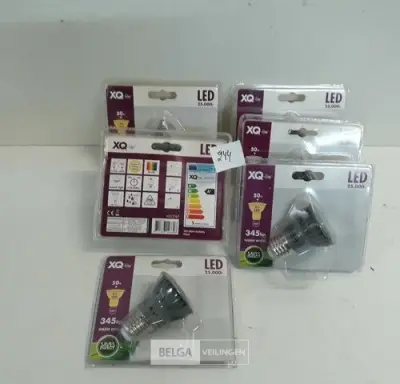 6 x LED spot E27 fitting 5W 345lm warm wit – kavel bij Belga Veilingen, Oudsbergen