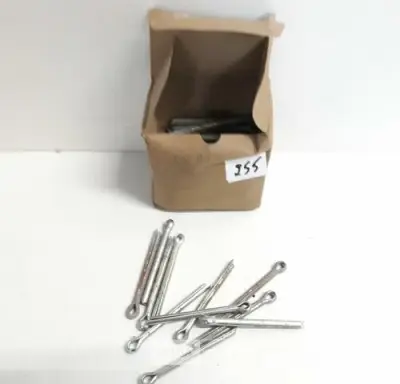 80 x Splitpennen 6,3x63 mm – kavel bij Belga Veilingen, Oudsbergen