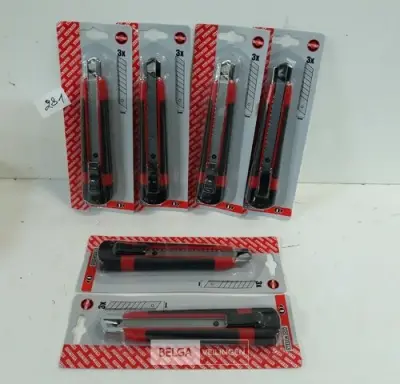6 x Afbreekmes 18 mm – kavel bij Belga Veilingen, Oudsbergen