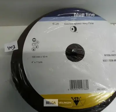 1 x Schuurvlies rol 100mm x 10 M – kavel bij Belga Veilingen, Oudsbergen