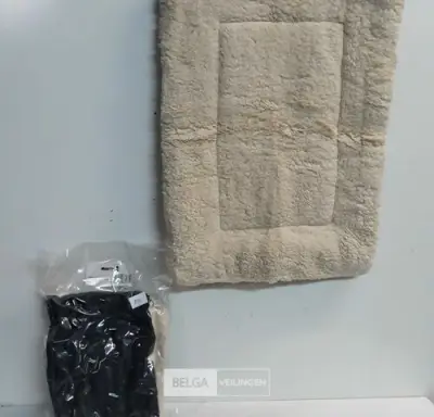 2 x Hondenplaid 58x40 cm – kavel bij Belga Veilingen, Oudsbergen