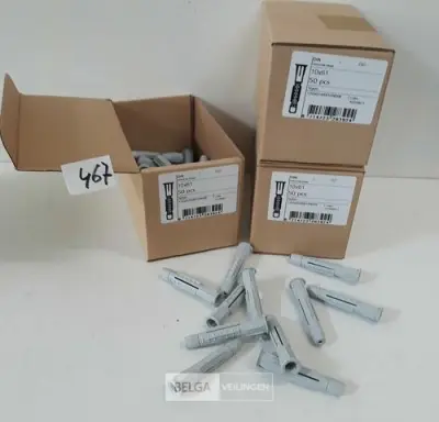 3 x Universeelplug nylon 10 mm 50 stuks – kavel bij Belga Veilingen, Oudsbergen