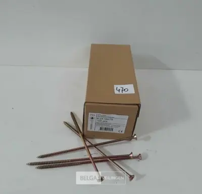 1 x Spaanplaatvijzen 6 x 180 mm 100 stuks – kavel bij Belga Veilingen, Oudsbergen