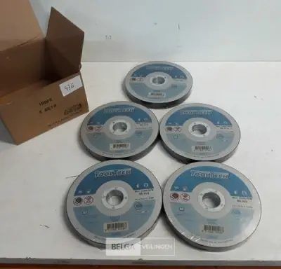 5 x Snijschijven 10 stuks 125mm metaal + inox – kavel bij Belga Veilingen, Oudsbergen
