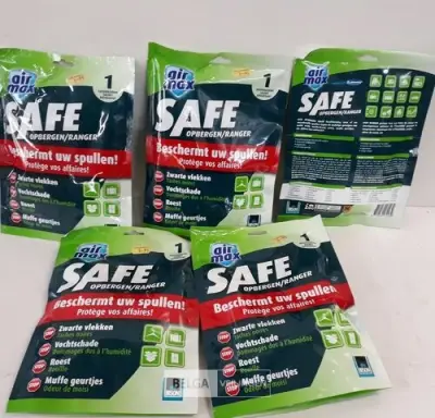 5 x Air max safe bescherm uw spullen – kavel bij Belga Veilingen, Oudsbergen
