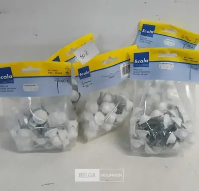 5 x Golfplaat nagel 7 cm witte kop 50 stuks – kavel bij Belga Veilingen, Oudsbergen