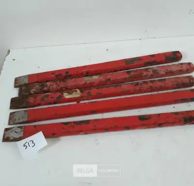 5 x Steenbeitel plat 30 cm – kavel bij Belga Veilingen, Oudsbergen