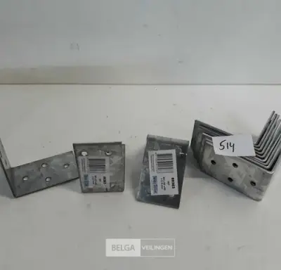 12 x Hoekanker zwaar 60x60x40 mm – kavel bij Belga Veilingen, Oudsbergen