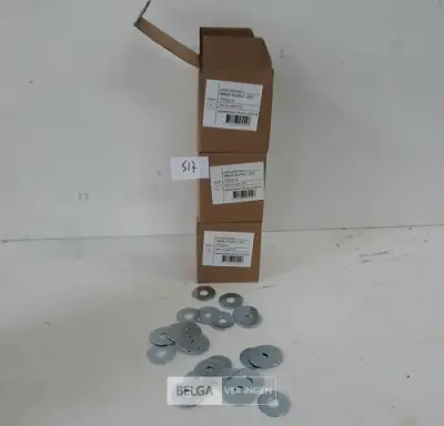 3 x Carrosserie rondellen verzinkt M8 x 25 mm 200 stuks – kavel bij Belga Veilingen, Oudsbergen