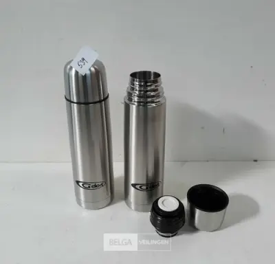 2 x Thermos 700 ml Inox – kavel bij Belga Veilingen, Oudsbergen