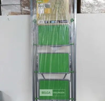 1 x Trapladder 3 trede max 150 kg – kavel bij Belga Veilingen, Oudsbergen