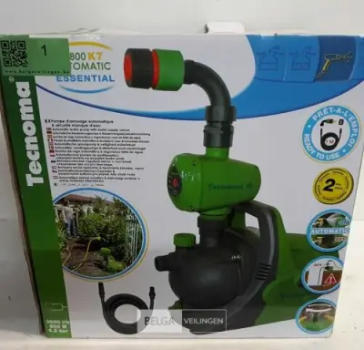 1 x Hydrofoor pomp met aanzuigslang 800W 3600l/h – kavel bij Belga Veilingen, Oudsbergen