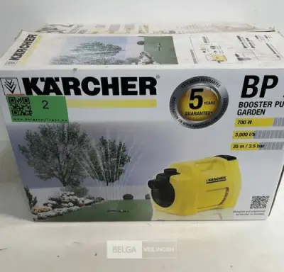 1 x Beregeningspomp Karcher BP 2 700W 3000l/h – kavel bij Belga Veilingen, Oudsbergen