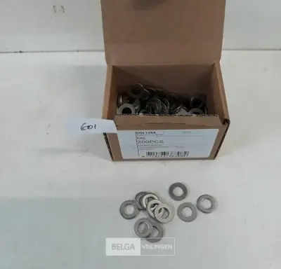 1 x Rondellen Inox A2 M 8 200 stuks – kavel bij Belga Veilingen, Oudsbergen