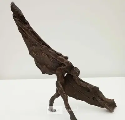 Sculptuur, Willy Peeters, Walking Icarus – kavel bij Belga Veilingen
