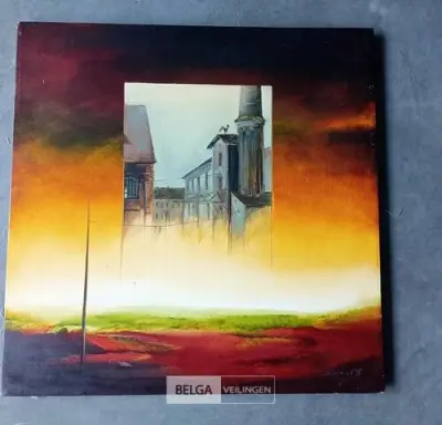 Olie op doek, Bogdan Winkiel (PI), Stara Gorzelinia-Bojanowo – kavel bij Belga Veilingen