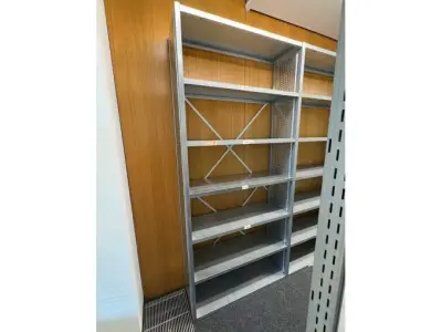 3 Metallregale (Firma Fischer) – kavel bij Zoll-Auktion, Bonn