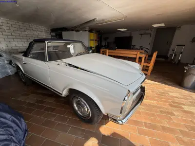 Oldtimers Mercedes-Benz 250SL met automatische versnellingsbak (W113 Pagode) – kavel bij NetBid, Hof