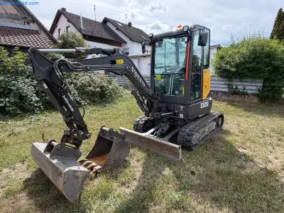 Compact excavators Volvo ECR25DFL – kavel bij NetBid, Sulz