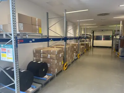 Palletstellingen met staanders van het type Bito PT110L – kavel bij NetBid, Berlin