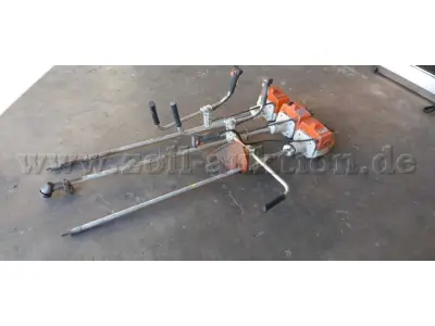 3 Stihl-bosmaaiers 024 ES 280 K, set met onderdelenhouder – kavel bij Zoll-Auktion, Freiburg im Breisgau