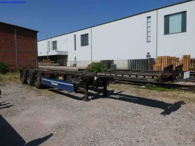 3-Axle Container Chassis Krone SD – kavel bij NetBid, Mannheim